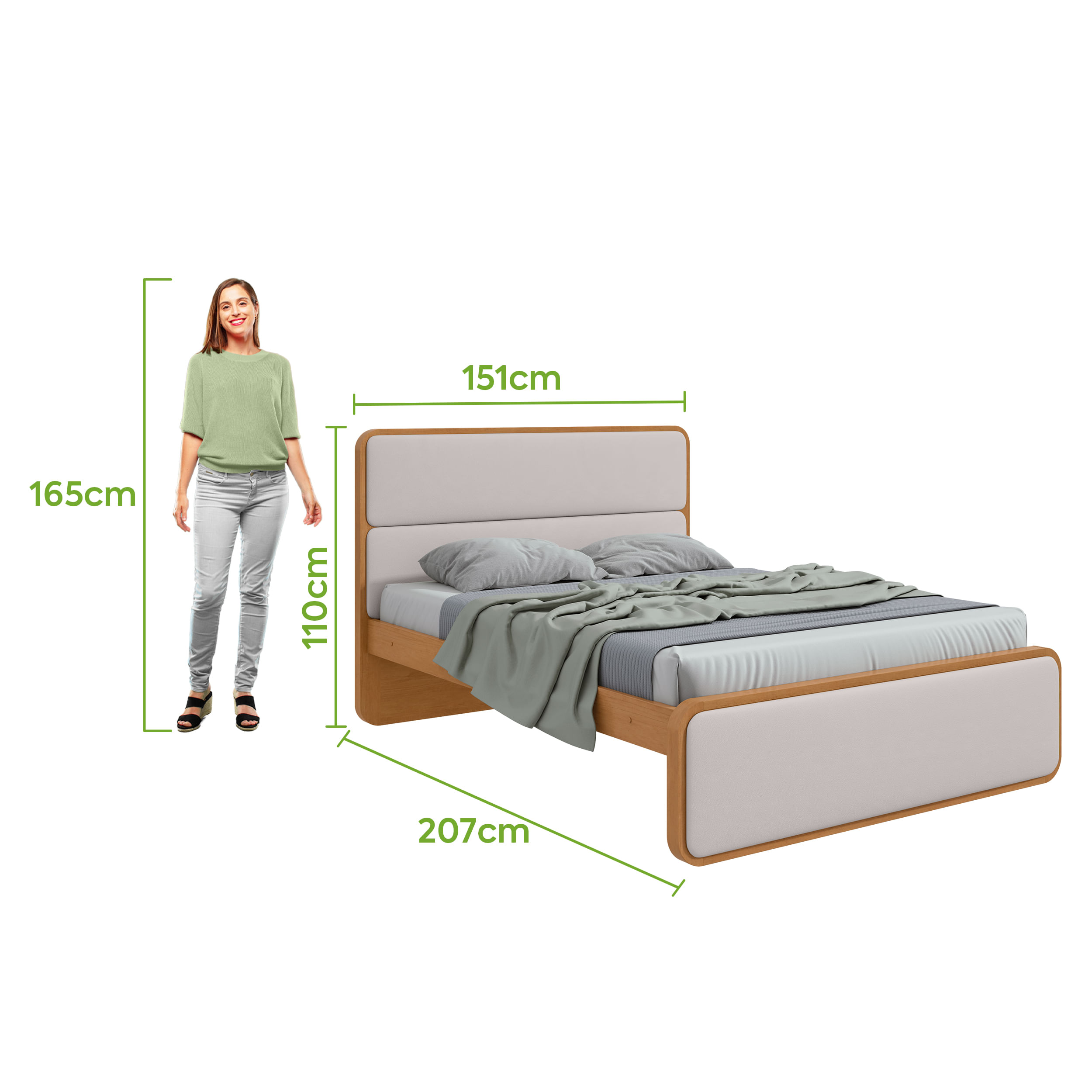 CAMA CASAL LOOP 140 - COTAS AC-OW